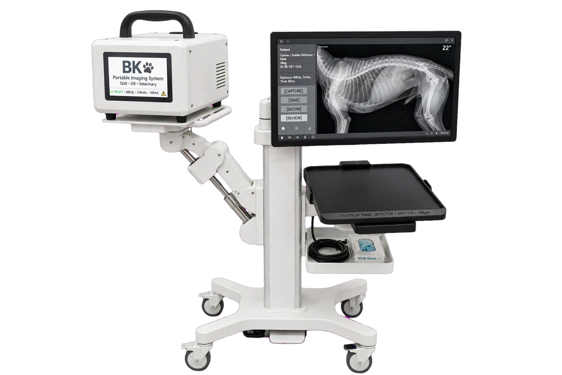 BK-Portable-Imaging-System-transparent BK Portable Imaging System with Mobile Trolley - Image 1